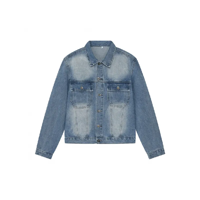 Fashionable Loose Cotton Blended Fabric Jacket-6