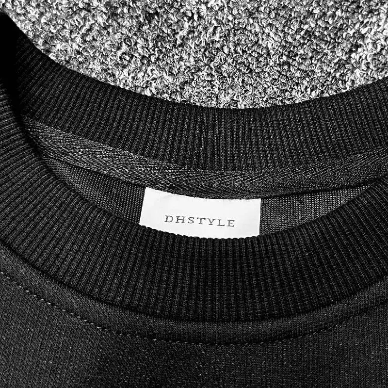 Retro Plain Printed Sweatshirt-4