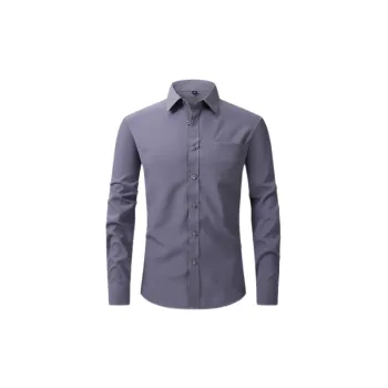 Simple Business Blended Synthetic Fabrics Shirt
