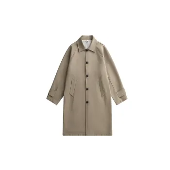 Fashionable Loose Blended Synthetic Fabrics Trench Coat