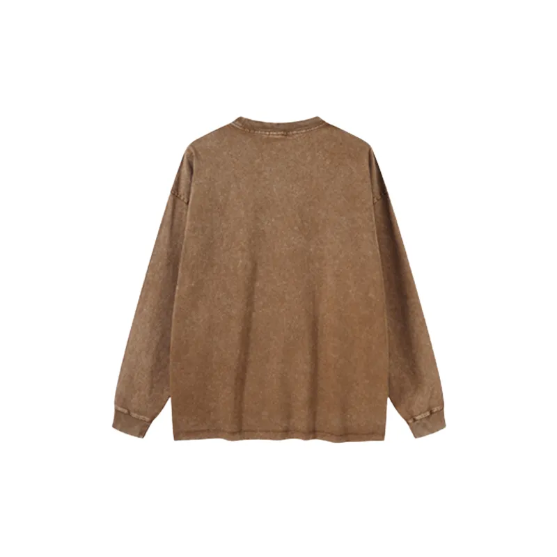 Casual Retro 100% Cotton Sweatshirt-5