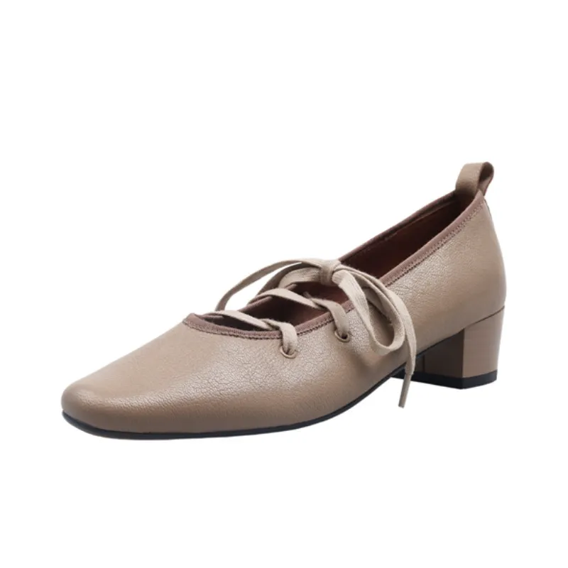 Simple Plain Mary Jane Shoes-0