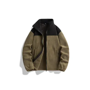 Fashionable Loose Polyester Velvet Jacket
