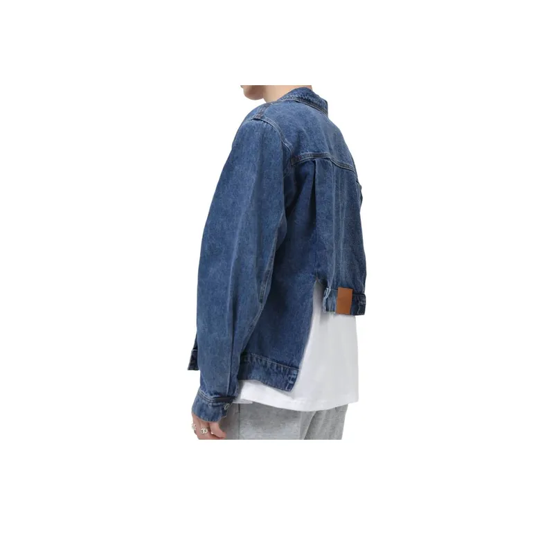 Irregular Design Shoulder Pad Short Coat-1