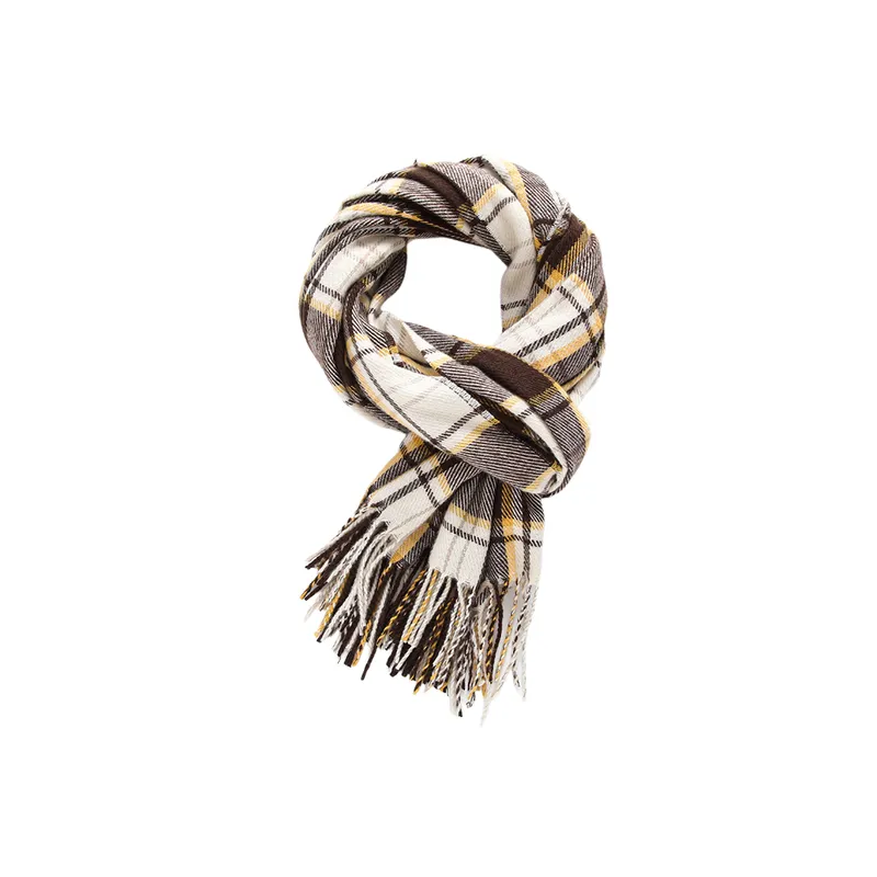 Fashionable Plaid Knit Scarf-5