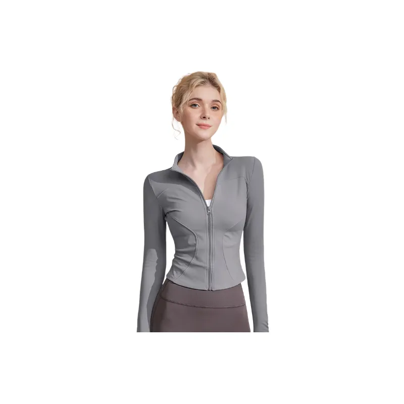 Sporty Plain Blended Synthetic Fabrics Fitness Clothing Women-0