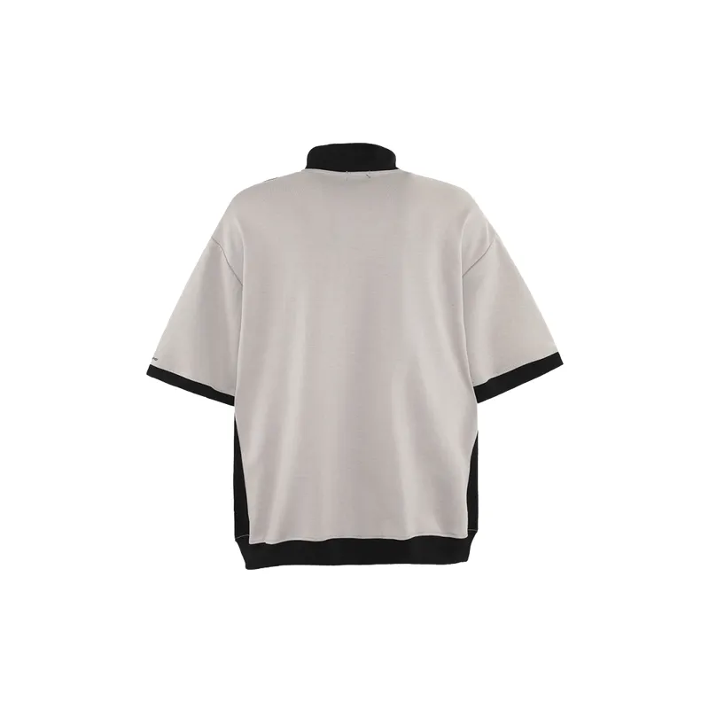 Casual Loose Cotton Blended Fabric Polo-1