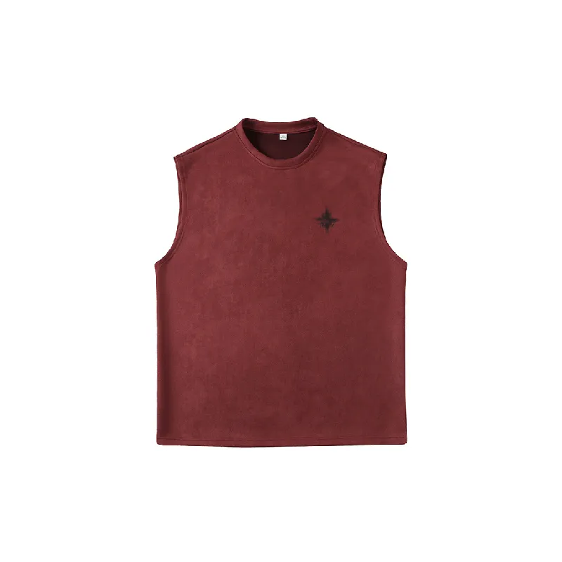 Sporty Casual Polyester Vest-2