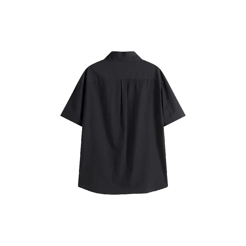 Casual Plain 100% Cotton Shirt-3