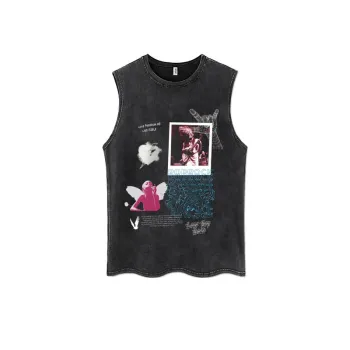 Hip Hop Blue Denim Vest