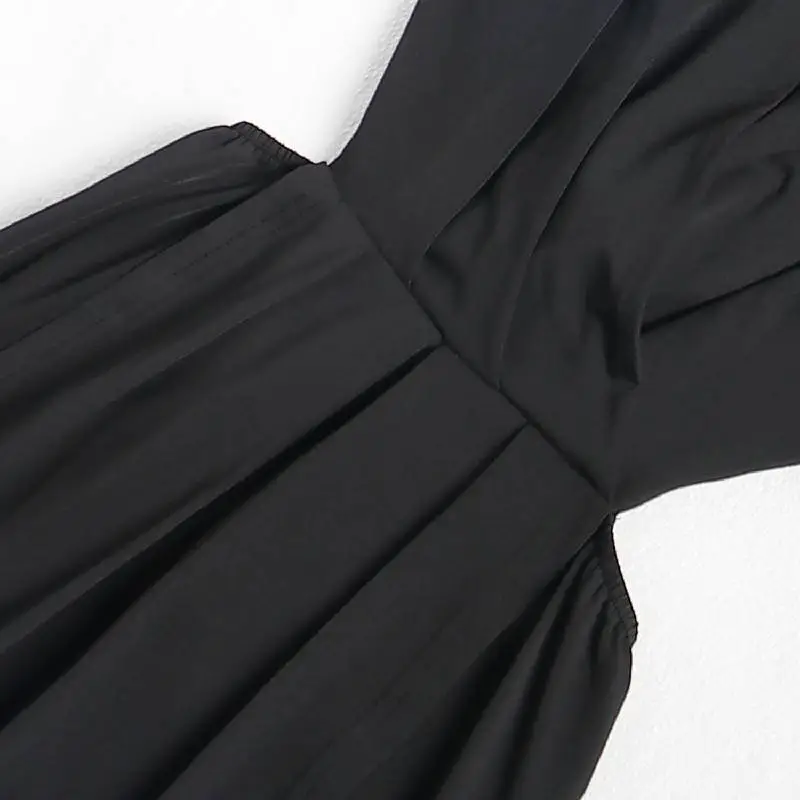 Sexy Plain Milk Fiber Dress Women-4