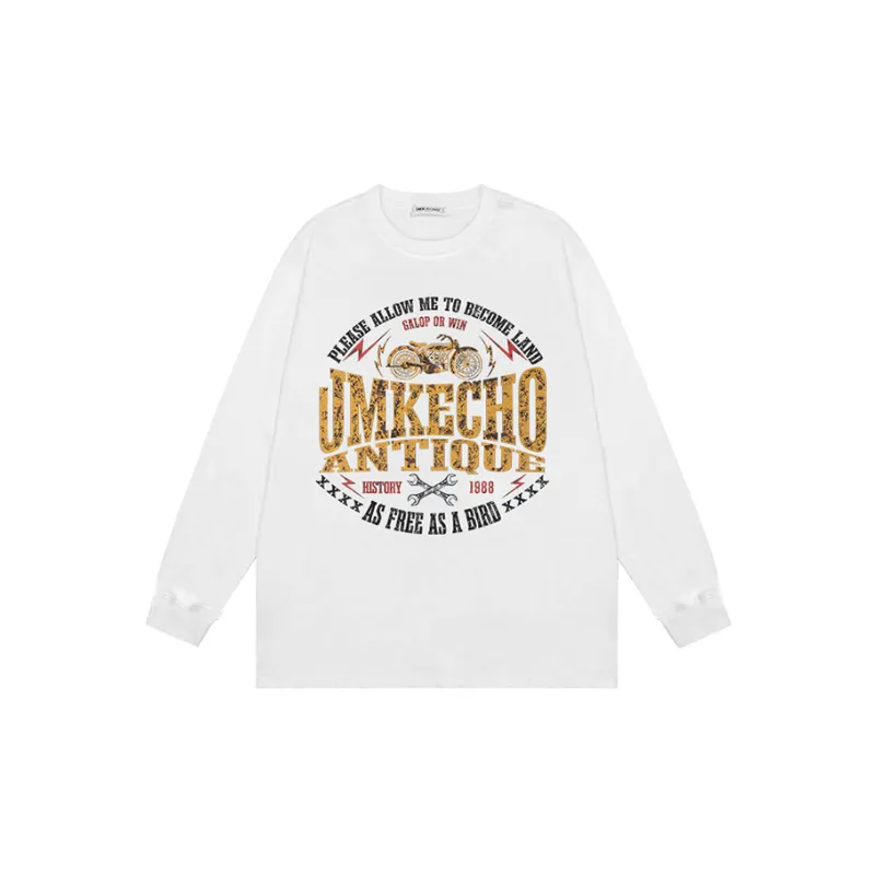 Trendy Vintage Washed Long Sleeve Crewneck Hoodie-7