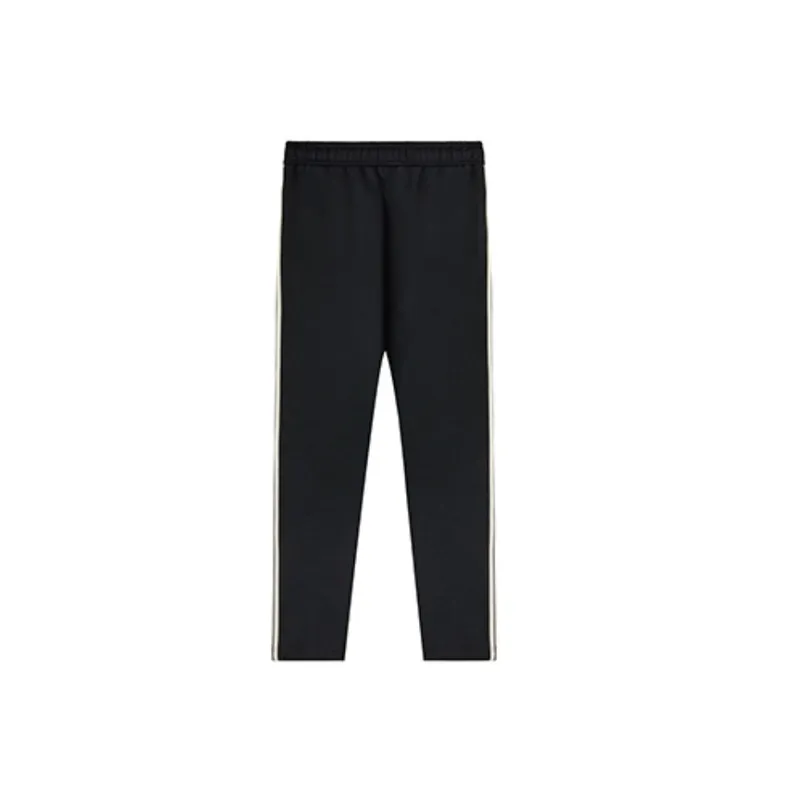 Loose Straight Stitching Striped Pants-1