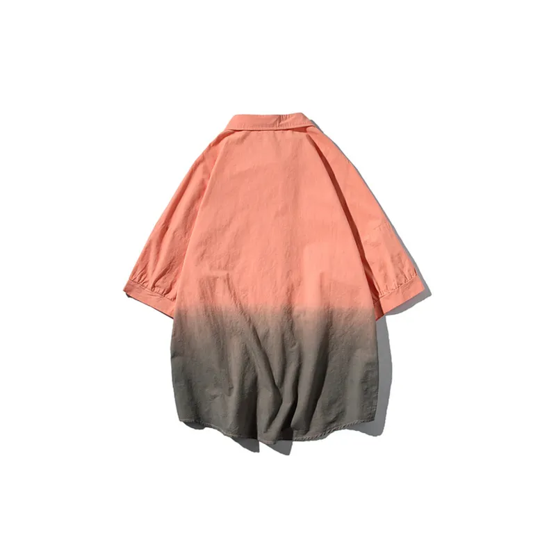 Loose Gradient Color Workwear Jacket-7