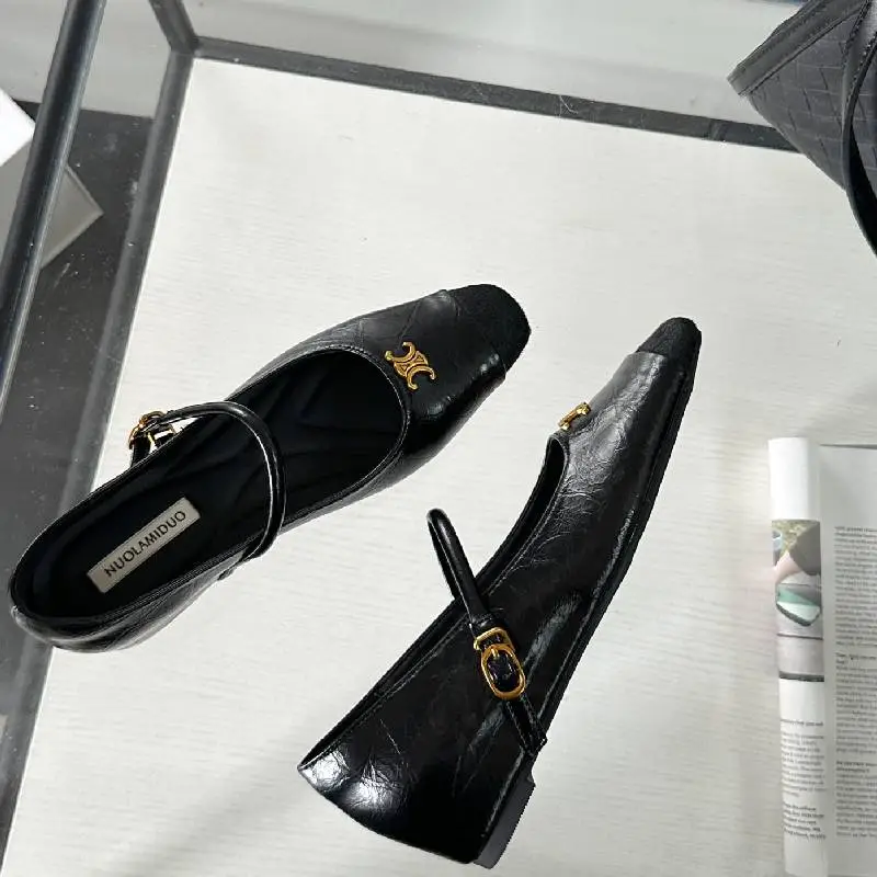 Elegant Plain Mary Jane Shoes-4