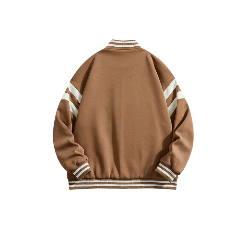 Casual Simple Baseball Jersey-3