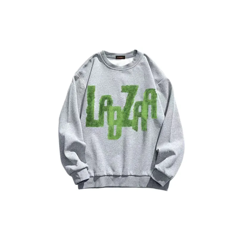Retro Pullover Loose Niche Fashion Ins Lazy Style Top Hoodie-0