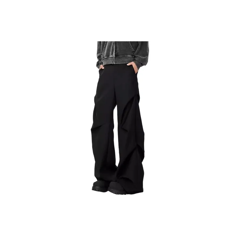 Casual Loose Suit Trousers-0