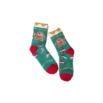 Cute Softness Coral Fleece Mid Calf Sock