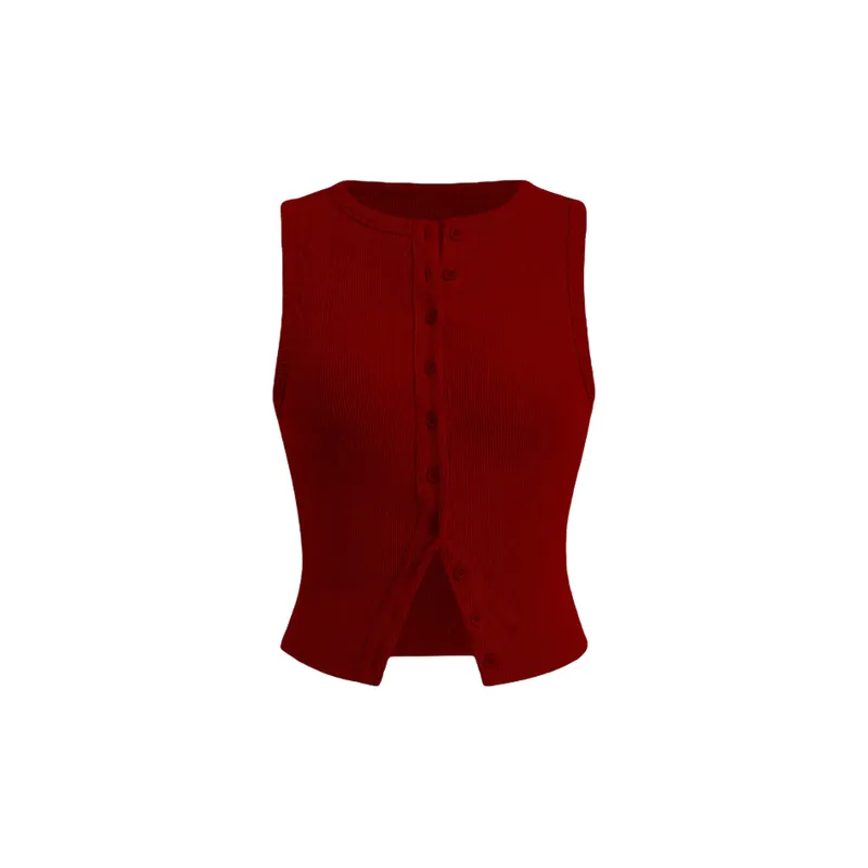 Fashionable Sleeveless Polyester Knitwear Women-2