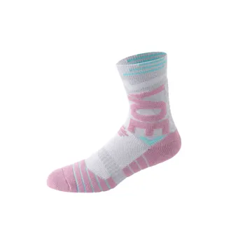 Sporty Letter Polyester Mid Calf Sock