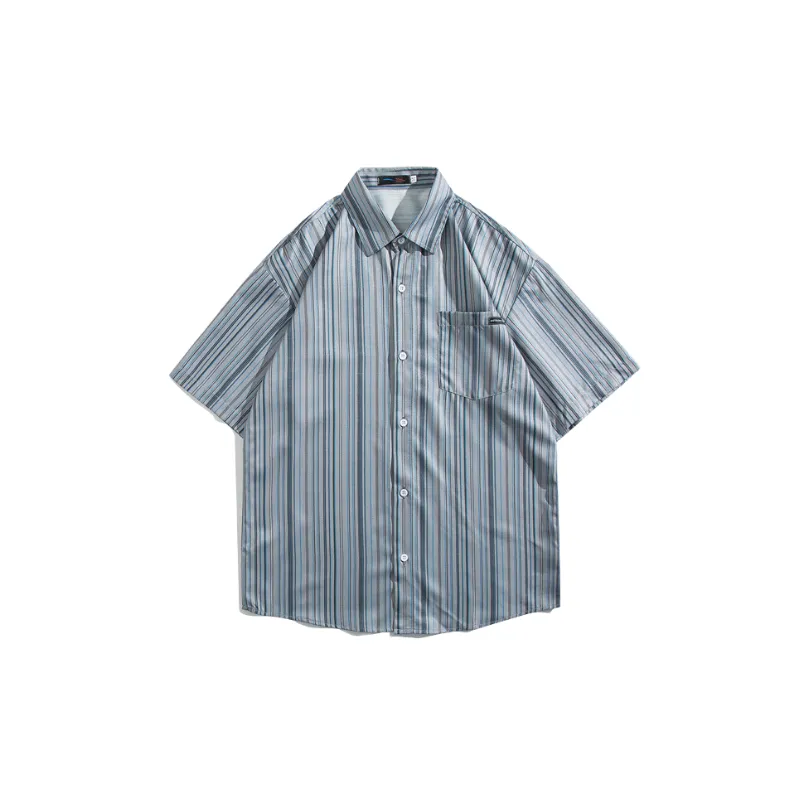 Casual Fashionable Cotton Blended Fabric Shirt-0