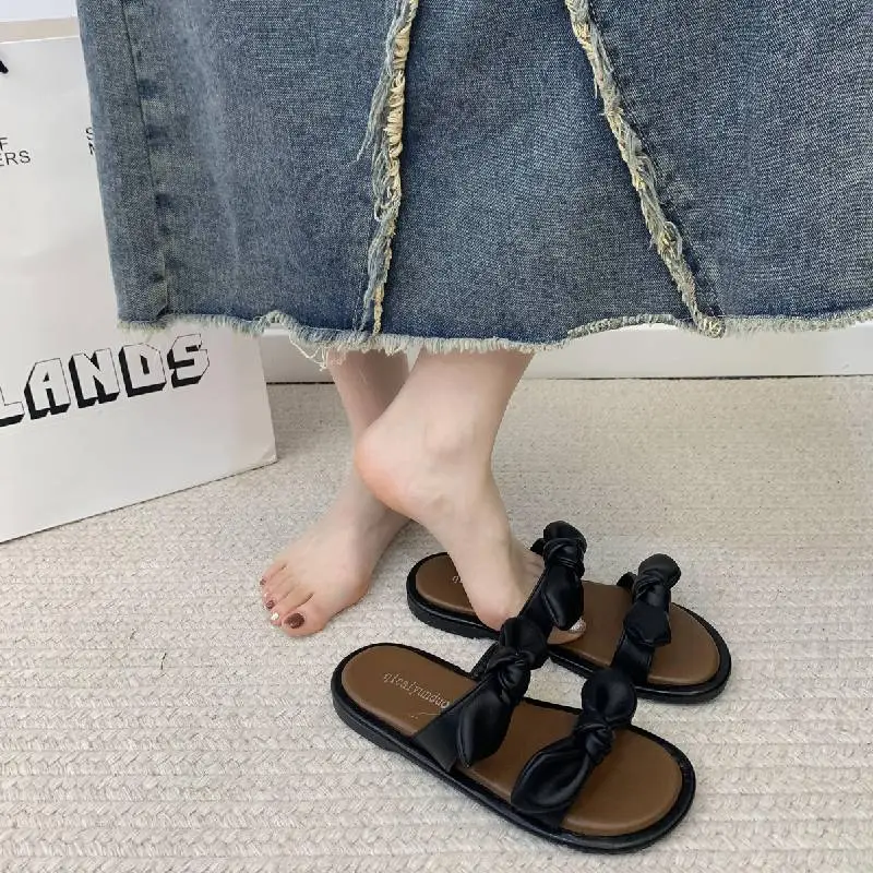 Fashionable Bow Beach Sandals-7