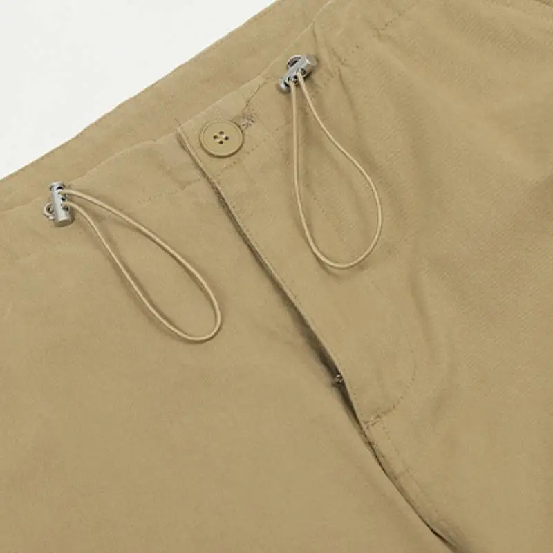 Street Simple Denim Cargo Pants-6