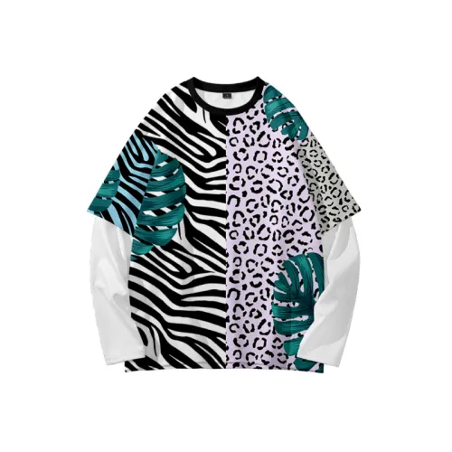 Leopard Printed Long Sleeve T-Shirt