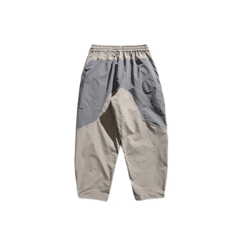 Contrast Stitching Casual Pants-1