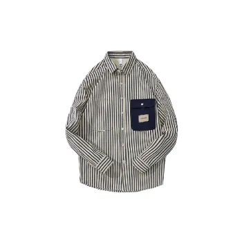 Simple Striped 100% Cotton T-Shirt