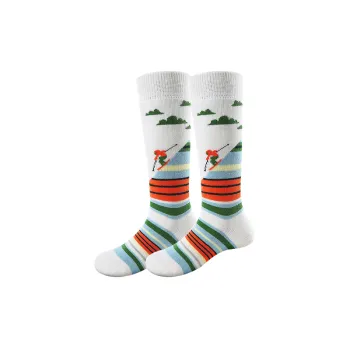 Casual Simple Combed Cotton Ski Socks