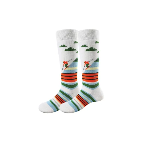 Casual Simple Combed Cotton Ski Socks