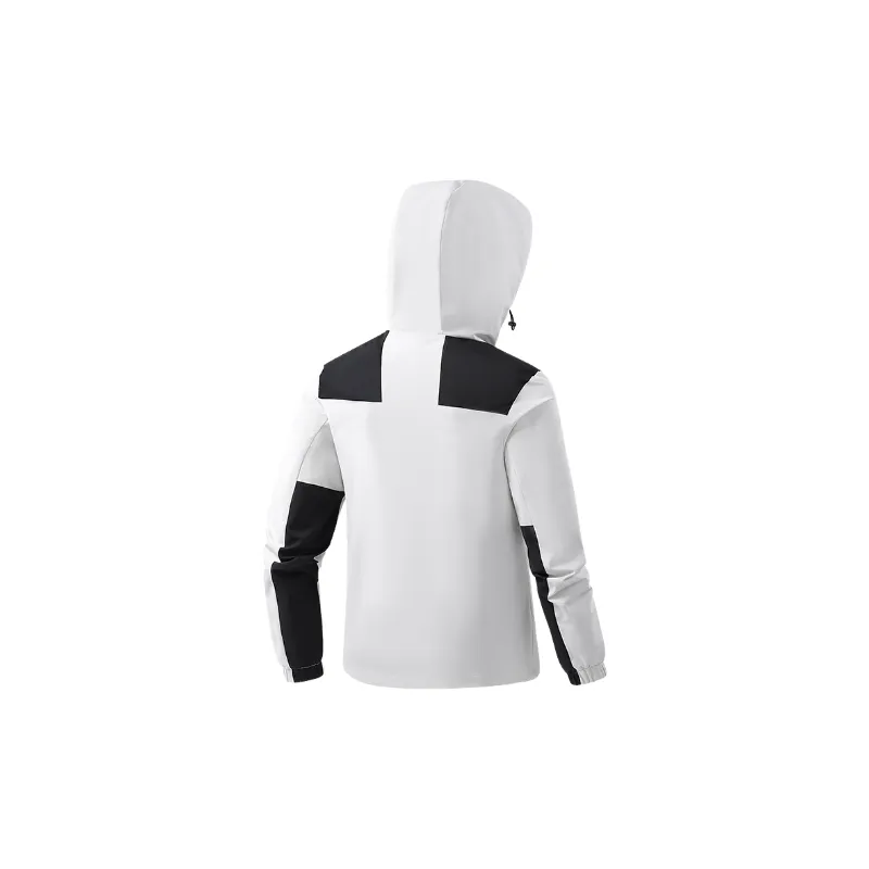 Basics Contrast Color Polyester Outdoor Jacket-5