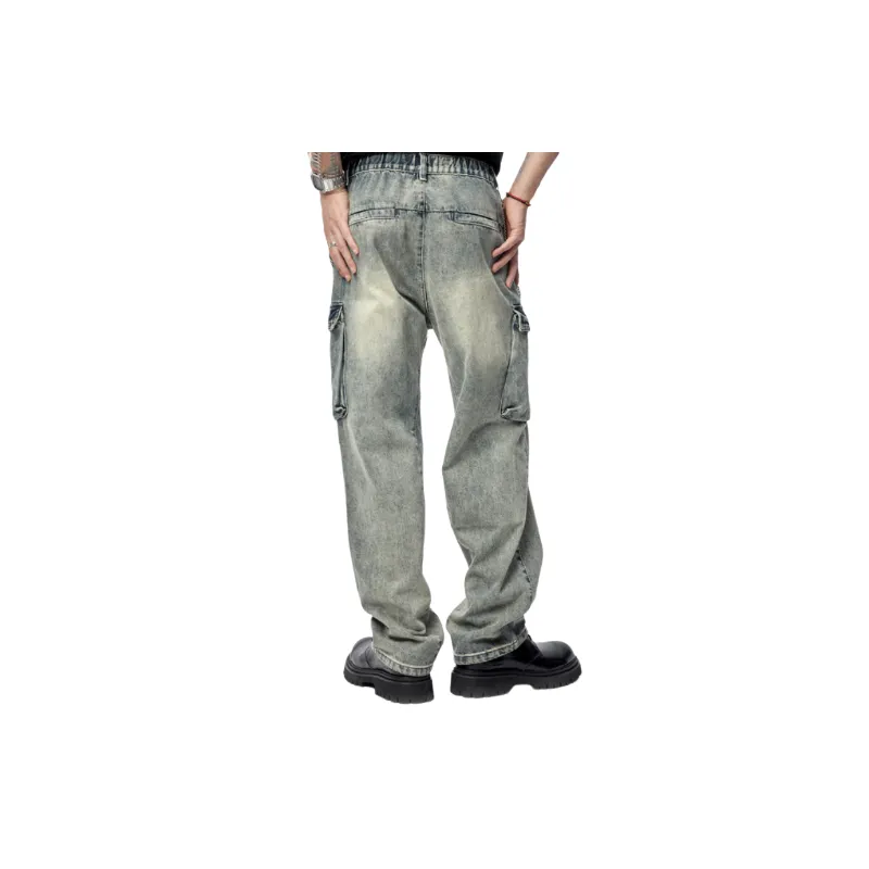 Retro Loose Modal Cargo Pants-3
