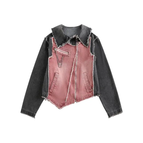 Zipper Fashion Denim Jacket