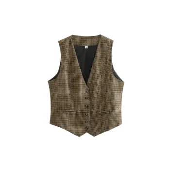 Retro Simple Vest Women