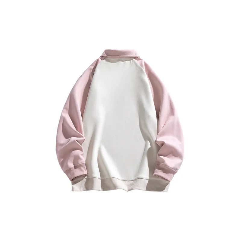 Casual Zipper Polyester Sweatshirt-5