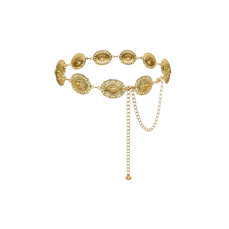 Simple Retro Waist Chain Women-5