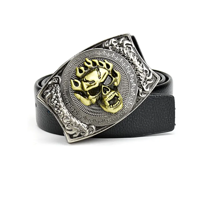 Fashionable Funky Leather Belt-0