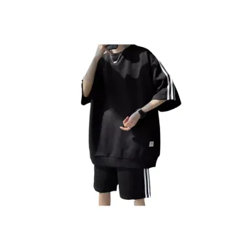 Casual Shorts and T Shirt Two Piece Suit
