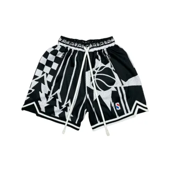 Outdoor Fitness Mesh Large Size Basketball Shorts