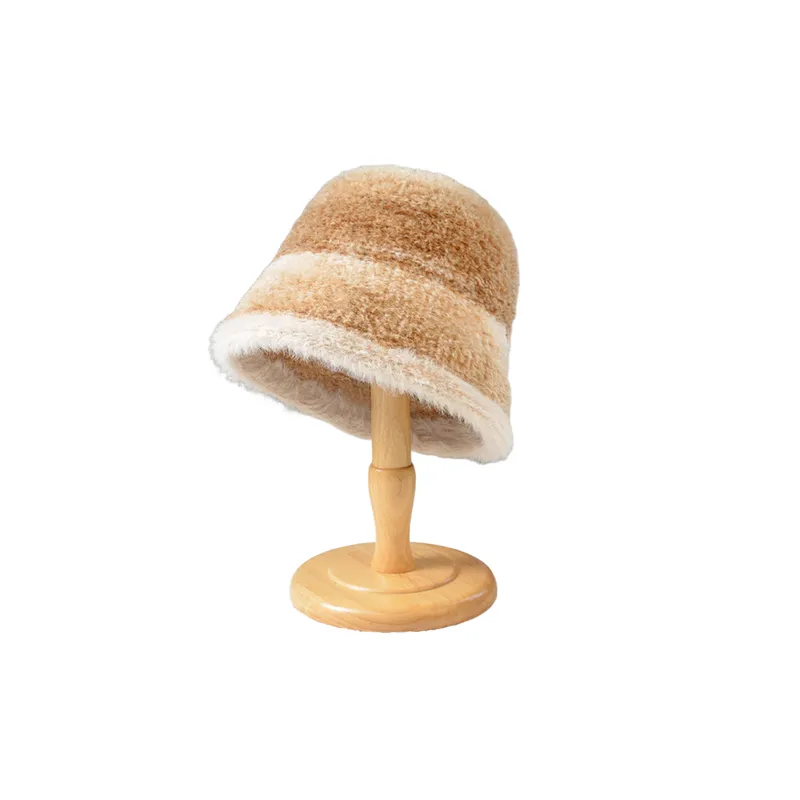 Contrast Color Warming Bucket Hat-4