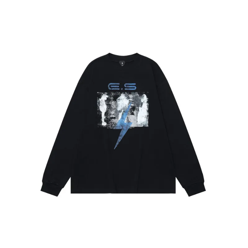 Casual Long Sleeve T Shirt-0