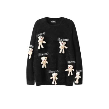 Splicing Contrast Color Sweater