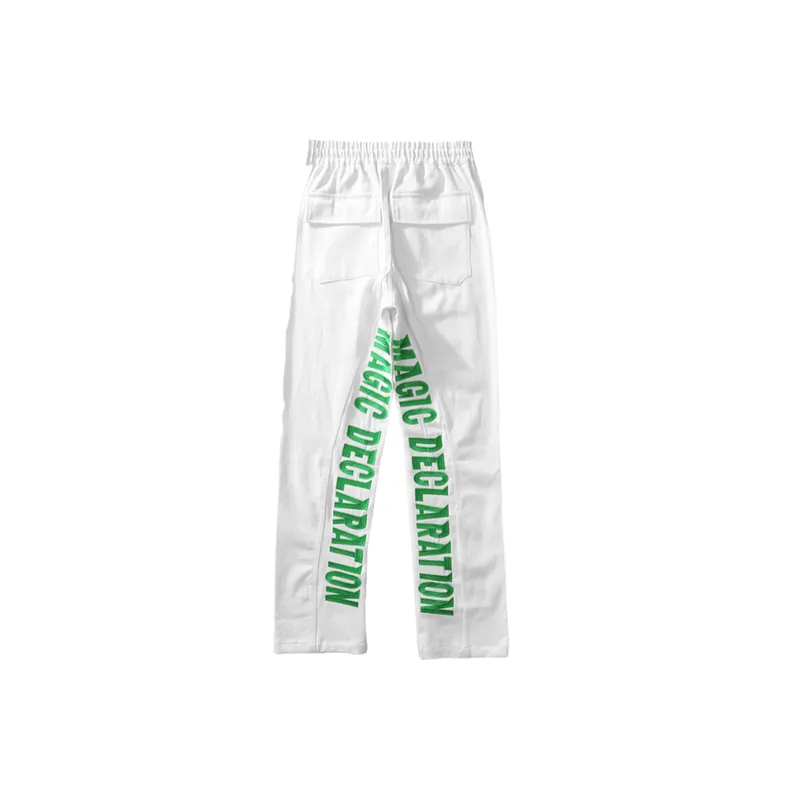 Fluorescent Casual Micro flares Trousers-7
