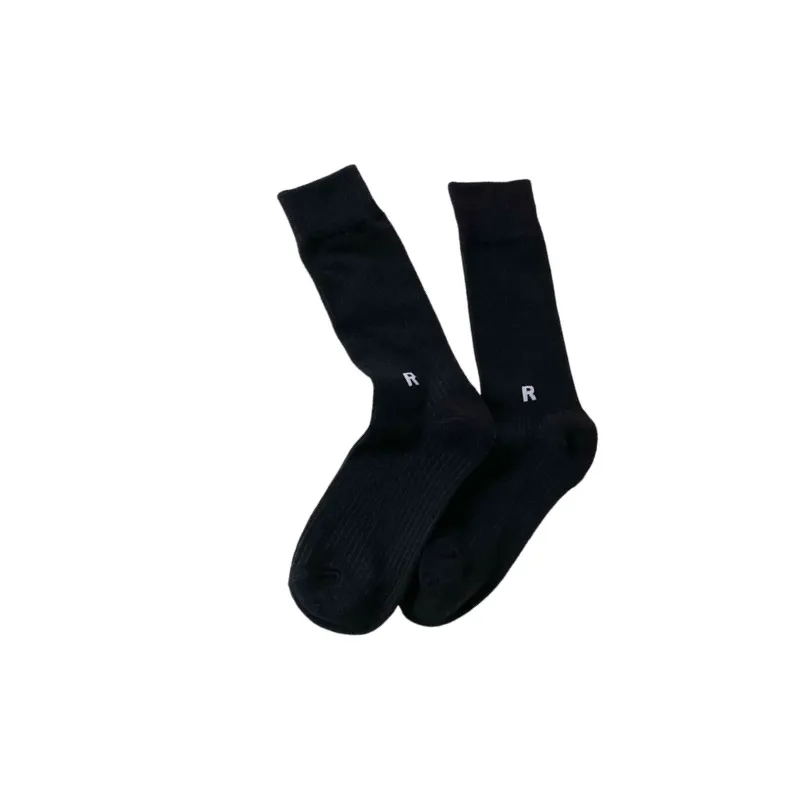 Basics Simple Cotton Mid Calf Sock-1