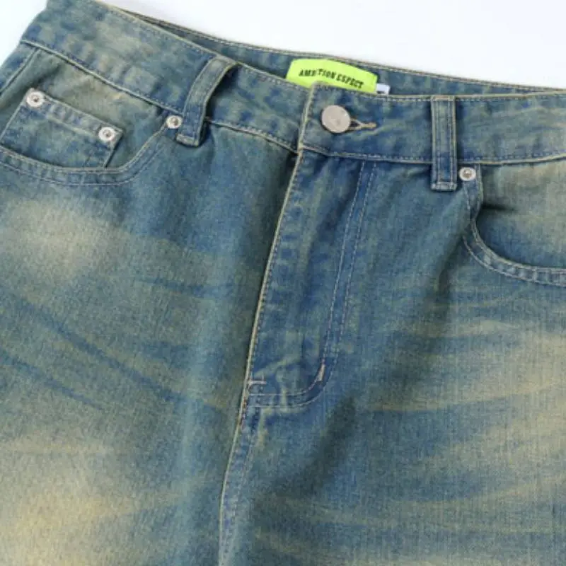 Casual Washed Jeans-4