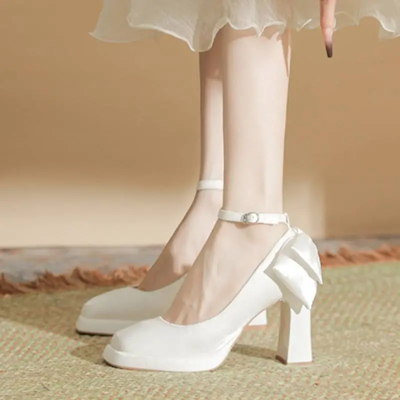 Simple Waterproof Mary Jane Shoes-10
