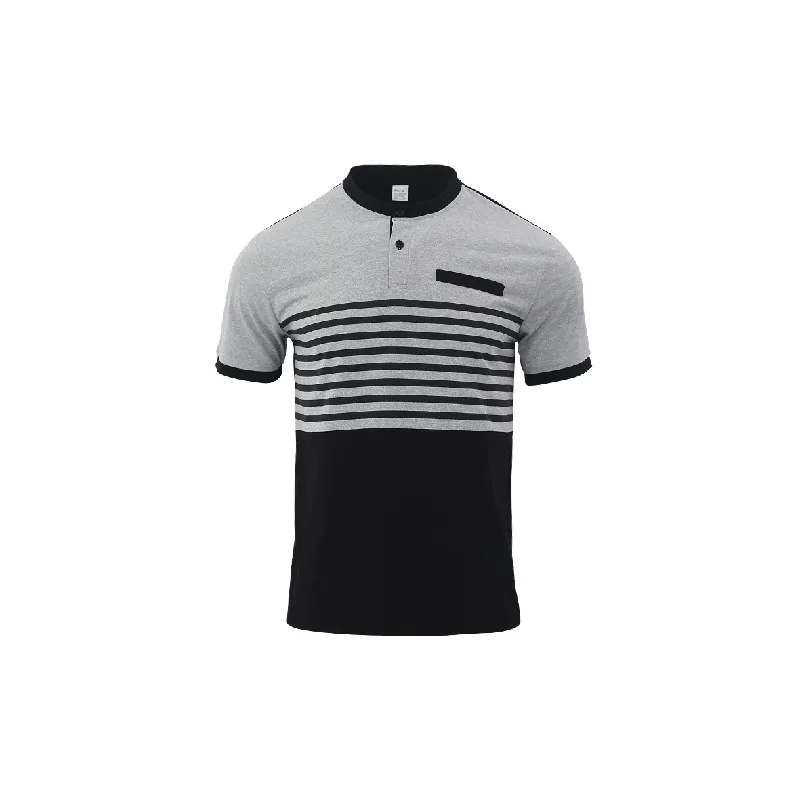Fashionable Prin Cotton Blended Fabric Polo-9